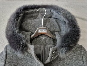 Dámský kabát LANTEA Cashmere, perfektní stav (36) - 5