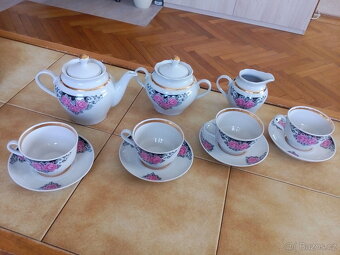 Čajový servis porcelánový velký - 5