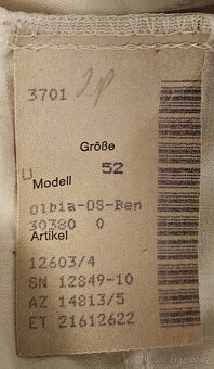 Prodám pánský oblek velikost 52 - pěkný stav - 5