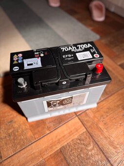 NOVÁ, nepoužitá autobaterie MOL EFB+ 70Ah 700A - 5