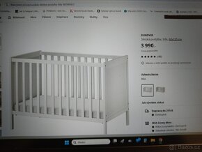 Dětská postýlka Ikea 60x120 - 5