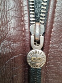 Kožená retro bunda Harley Davidson pro sběratele originalit - 5