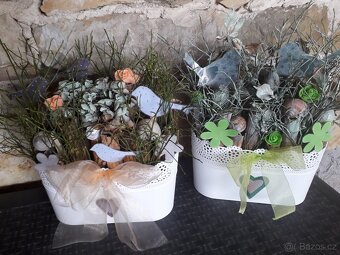 CELOROČNÍ  DEKORACE, TRUHLÍKY - 5