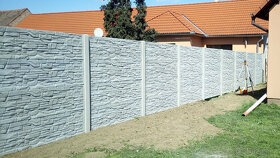 Betonové ploty Znojmo Brno - výška 200cm - 3 dekory v akci - 5