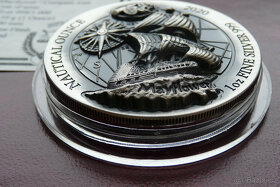 1 oz stříbrná mince Nautical Ounce Mayflower 2020 HR - 5