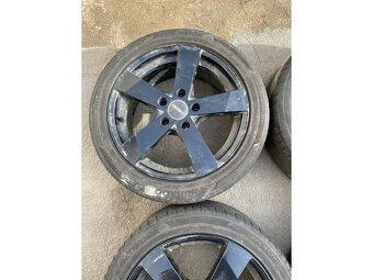 ALU disky Dezent 5x120 R17 s letními pneu 225/45 R17 - 5