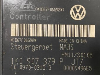Řídící jednotka ABS 1K0907379P VW Caddy 2k r.v. 2008 - 5