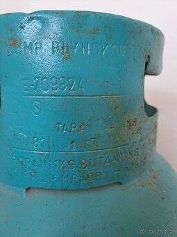 Propanbutanová láhev - 10 kg a 2 kg - 5