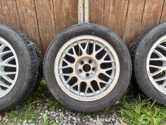 Alu sada 5x100 r16 se zimním pneu na výměnu či dojetí. - 5