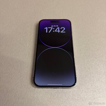 iPhone 14 Pro 256GB deep purple, pěkný stav, rok záruka - 5