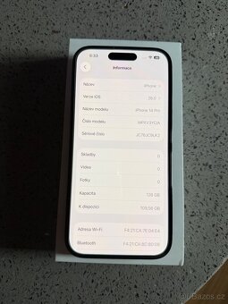 Prodám iphone 14 pro - 5
