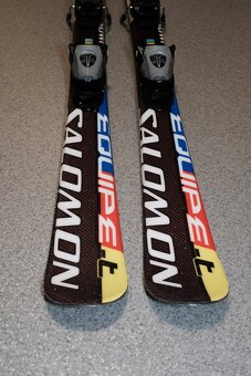Dětské lyže SALOMON 110cm + hůlky 95cm - 5
