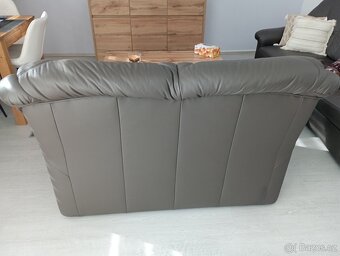 Kožená sedací souprava set 2 ks. - 5