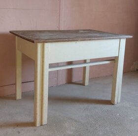 Starý kuchyňský stůl/dřez - 5