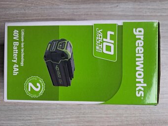AKU KŘOVINOŘEZ GREENWORKS GD40BCB2 40V - 5