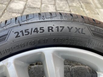 ALU KOLA 215/45 R 17 Y XL OPEL MICHELIN A BRAVURIS 5 - 5