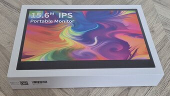 nový přenosný 15,6" LCD monitor (IPS, 1080P, HDR, 16:9) - 5