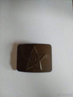 ❗ SSSR PŘEZKA HNĚDÁ, ORIGINÁL, NOVÉ❗ - 5