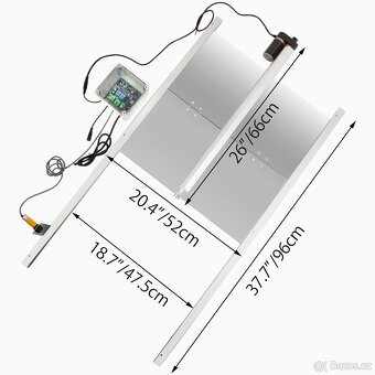 Automatická dvířka do kurníku - set s ovladači, senzory - 5