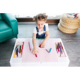 Dětská sada stoleček a židlička Multifun blue - 5
