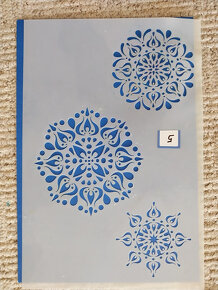 Malování na textil- ŠABLONY 1 - 5