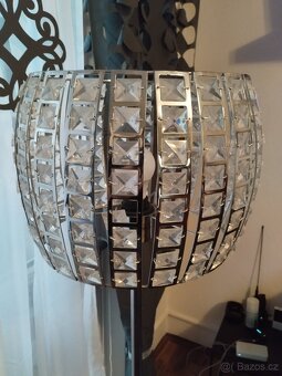 Lampa stojící křišťálová - 5