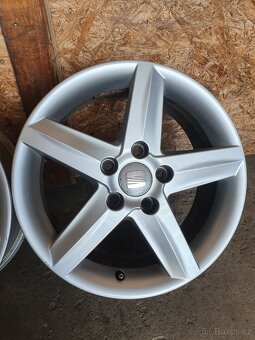 5 x 112 r 16 alu kola disky elektrony liťáky originál Seat - 5