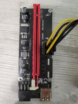Mining set – ASRock H110 Pro BTC+, risery a PCIe riser kabel - 5