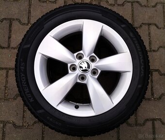 Alu kola originál Škoda Fabia III, Rapid 5x100 R15 Carme - 5