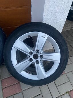 Alu kola BMW r17, 5x112, zimní pneu - 5