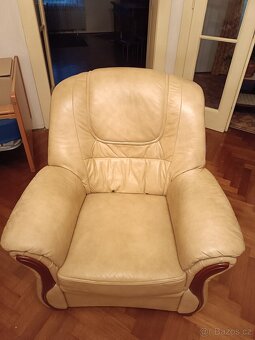 Kožená sedací souprava. - 5