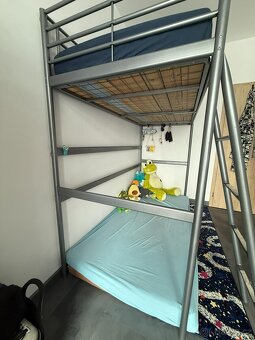 Dětská - patrová kovová postel - IKEA - 5
