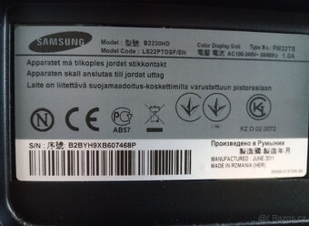 monitor/TV Samsung B2230HB - 5