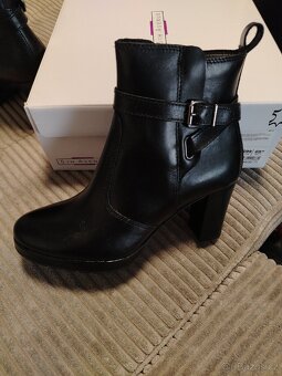 Kotníkové kožené kozačky - 5