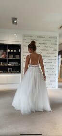 ADINA svatební šaty s korunkou - 5