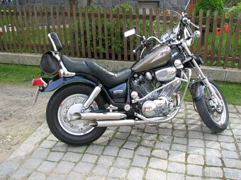 Yamaha Virago Nové Nerezové Laděné Výfuky Thundering Eagle - 5
