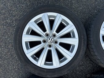 Original letní kola VW Mistral 5x100 7J ET46 215/45 R16 - 5