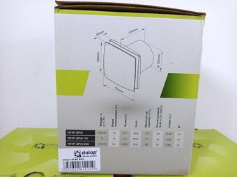 Ventilátot Domestic Fan Dalap 100 BF ECO - 3 ks - 5