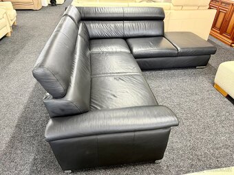 Sedací souprava rohová - kůže - 5