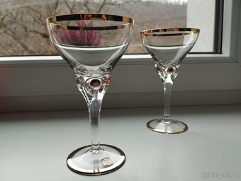 dvě sektové sklenky - Zlatá Zuzana - 5