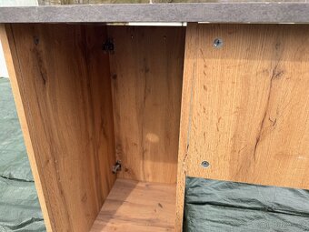 Stůl psací se šuplíku a skříňkou 138x60x76 - 5