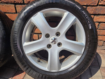 Originální Alu kola Peugeot 16" - 205/55/16(4x108) - 5
