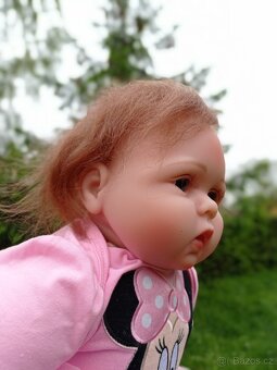 Panenka miminko reborn hračka nová s příslušenstvím - 5