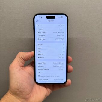 APPLE IPHONE 14 PRO MAX 128GB-ČERNÝ,ZÁRUKA - 5