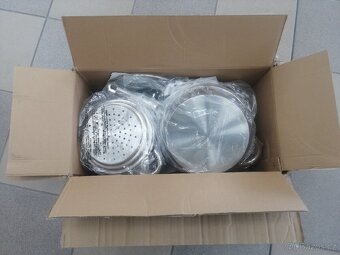 Hrnce nerez sada luxusní nádobí 11dilu, indukce, nove - 5