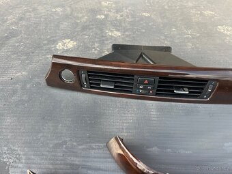 Dřevo dekor lišty bmw e90/e91 facelift na cic - 5