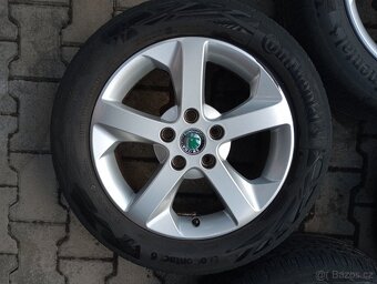 ALU LITÁ KOLA ŠKODA OCTAVIA II,III 16",5x112mm,205/55/16. - 5