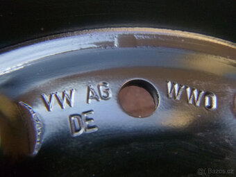 Plechové disky kola originál VW Škoda 5x112 6Jx15 ET43 - 5