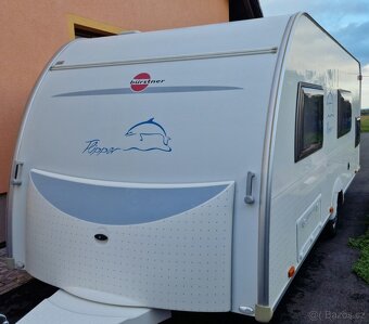 Karavan Bürstner Flipper 495 TK, 6 os., palandy, předstan - 5