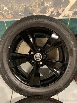 Alu kola Škoda R16 5X112 LETNÍ PNEU 205/55 R16 100% Vzorek - 5